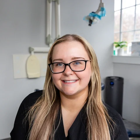 Paige, Dental Hygienist at Vultaggio Dental.